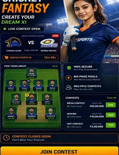 Matkago (matka goapk) fantasy cricket & matchday visual 3